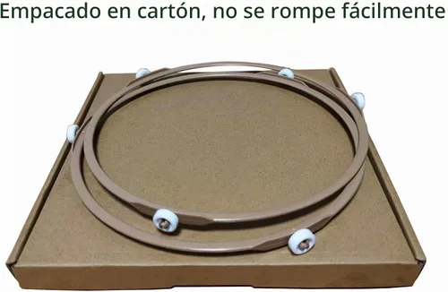 Vista 6 de Anillo giratorio de microondas, bandeja para horno de microondas de 8.7 pulgadas, anillo de soporte de rodillo giratorio para placa de vidrio grande