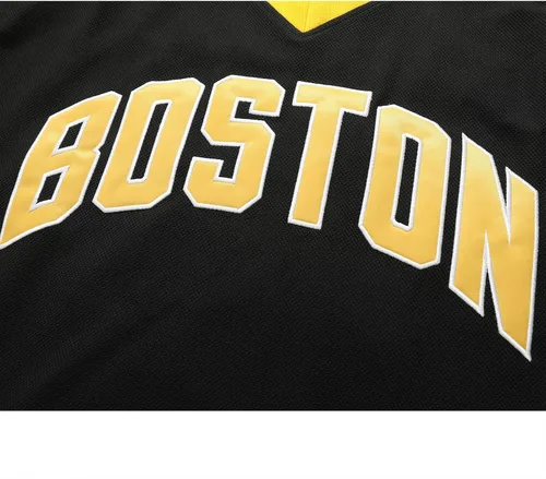 Vista 5 de Happy Gilmore #18 Jersey Boston Adam Sandler 1996 Película Hockey Sobre Hielo Jersey Cosido S-XXXL, 90S Hip Hop Ropa para Fiesta