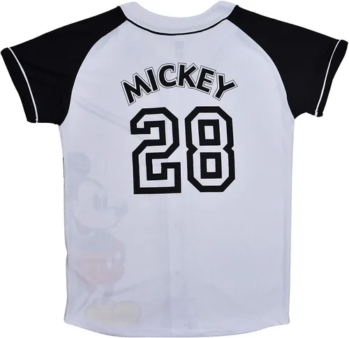 Vista 8 de Disney Mickey Mouse Stitch Jack Skellington - Camiseta para mujer, con botones frontales, talla grande
