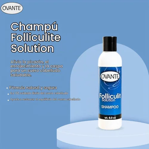Vista 4 de Solución para foliculitis en champú natural, 6 onzas líquidas