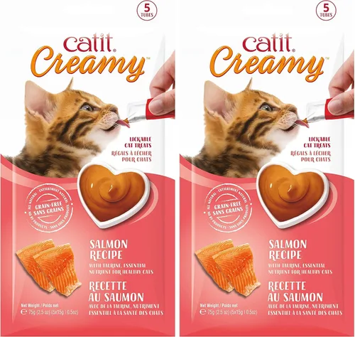 Vista 20 de Catit Creamy - Paquetes personalizados de golosinas para gato que puede lamer