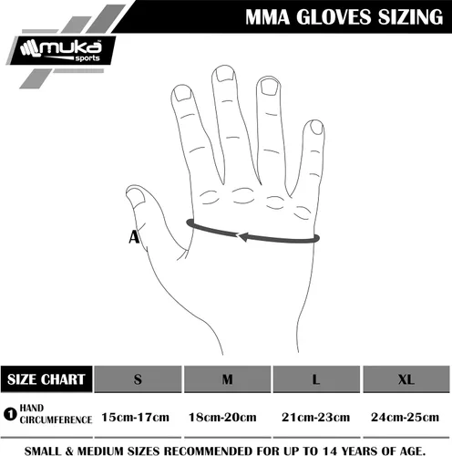 Vista 4 de Guantes MMA para hombre, guantes de boxeo con palma abierta, guantes de boxeo de cuero para artes marciales para hombres y mujeres, guantes