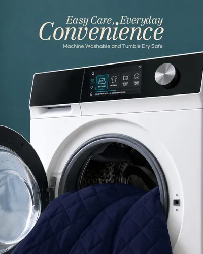 Vista 7 de Utopia Bedding - Funda acolchada ajustada para colchón, tamaño matrimonial, protector y cubierta de colchón elástico con bolsillo profundo que se