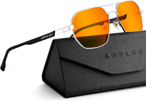 Vista 19 de ANYLUV Blue Light Glasses for Woman/Men, Blue Light Blocking Glasses Women Computer Gaming Glasses for Eye Protection