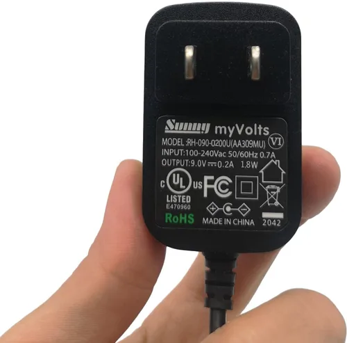 Vista 4 de MyVolts Adaptador de fuente de alimentación de 9V compatible con/reemplazo para Roland SP-202 Sampler - Enchufe de EE. UU