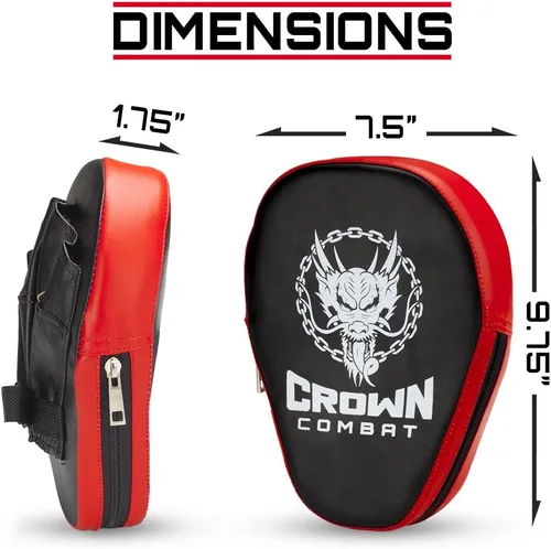 Vista 7 de Guantes curvados de piel sintética, par de 2 por Crown Sporting Goods