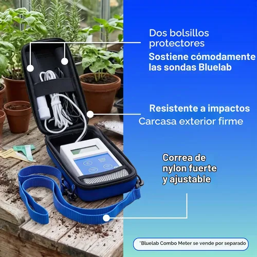 Vista 4 de Estuche de transporte Bluelab METCARRYCASE para medidores Bluelab utilizados en sistemas hidropónicos y cultivo de plantas