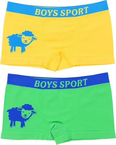 Vista 4 de ToBeInStyle Paquete de 6 calzoncillos tipo bóxer con gráficos para niño