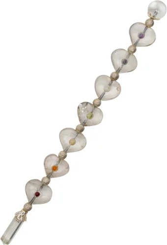 Vista 12 de Varita de cristal curativo de 7 chakras, potente equilibrio de energía y limpieza de aura, espiritual, reiki, meditación, yoga (varita esfera)