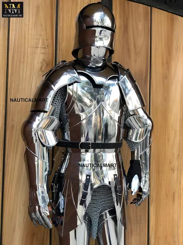 Vista 2 de NauticalMart Traje medieval gótico de armadura de cuerpo completo con armadura