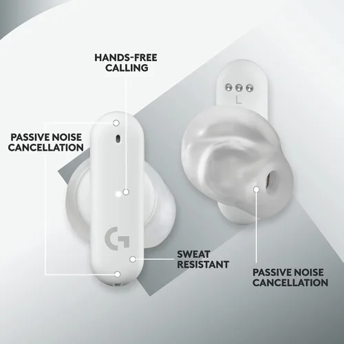 Vista 8 de Logitech G Se adapta a auriculares inalámbricos para juegos, ajuste moldeado personalizado, velocidad de luz + Bluetooth, cuatro micrófonos