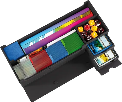 Vista 4 de Gamegenic Cards' Lair Pro 1000+ Caja convertible para juegos, almacenamiento y organización premium para jugadores serios, capacidad para tarjetas