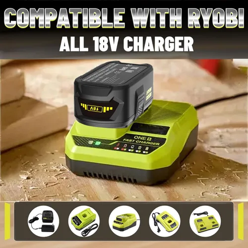 Vista 5 de Reemplazo de batería de 18 V 8000 mAh para Ryobi 18 V Batería P102 P103 P104 P105 P107 P108 P109 P190 P191 P122