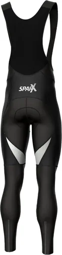 Vista 3 de Sparx - Mallas térmicas para ciclismo de invierno para hombre, con pechera acolchada y alta visibilidad