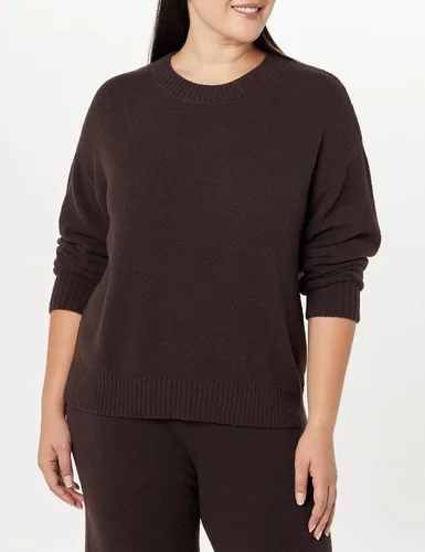 Vista 5 de The Drop Suéter Carter de cuello redondo súper suave para mujer