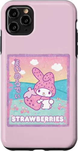 Vista 13 de Funda para iPhone 16 My Melody Strawberry Milk