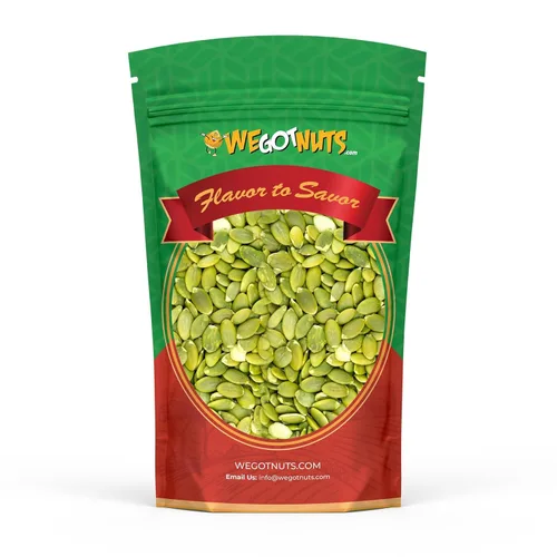 Vista 9 de Semillas de calabaza saladas tostadas - Bocadillo crujiente y sabroso, 2 libras (31.99 oz) Pepitas ricas en proteínas para aperitivos diarios