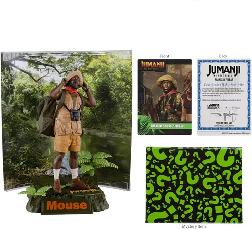 Vista 2 de McFarlane Toys - Figura posada de Franklin Mouse Finbar (Jumanji) de Movie Maniacs de 6 pulgadas