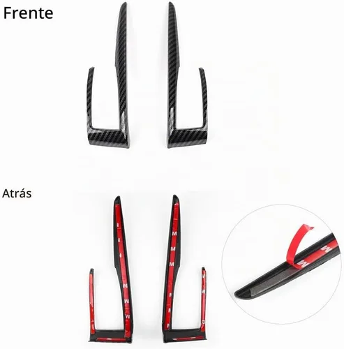 Vista 3 de Thenice Moldes de maletero de cambio de marchas CVT para Honda Civic 2016 Fibra de carbono
