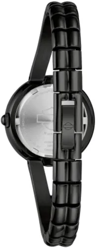 Vista 4 de Harley-Davidson 78P102 - Reloj de pulsera de acero inoxidable con esfera de diamantes para mujer