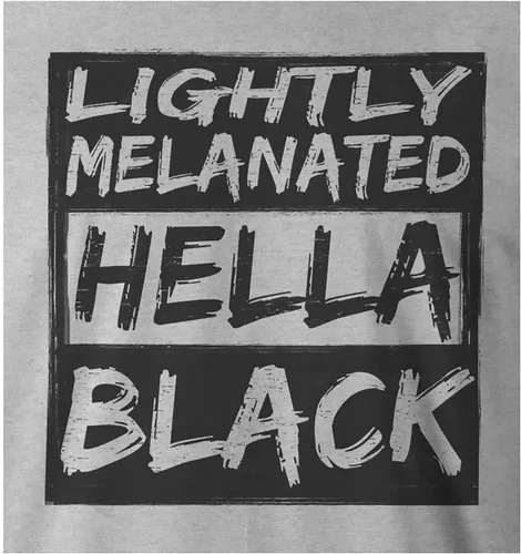 Vista 2 de 9 Crowns Tees ligeramente melanada Hella Black Funny Graphic T-Shirt