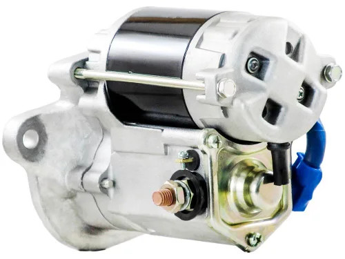 Vista 2 de RAREELECTRICAL Nuevo motor de arranque de 12 V compatible con carretilla elevadora Caterpillar T60b T60c T60d S9995 128000-1050 T60B T60C T60D