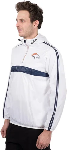 Vista 3 de Ultra Game NFL - Chaqueta cortavientos con capucha y cremallera para hombre