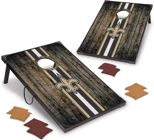 Vista 18 de Wild Sports - Set Deluxe para Jugar Cornhole con Tablero de MDF de 2 x 3 Pies - Incluye Esquinas y Delantales