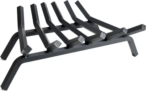 Vista 6 de Rejilla para chimenea de Pleasant Hearth de acero compacto prémium con barras de 3/4 de pulgada, Acero, Negro, 21 - pulgadas