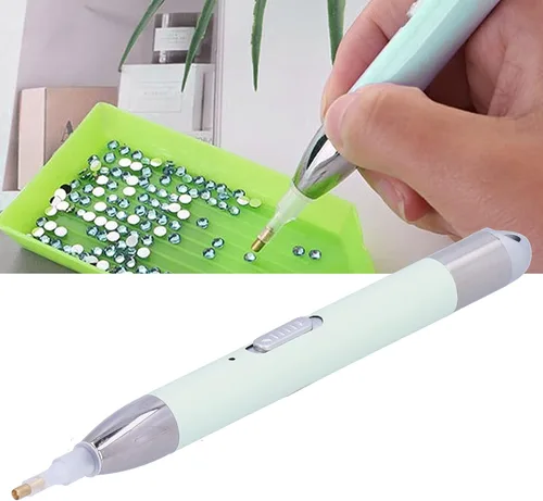 Vista 3 de Tgoon Bolígrafo de iluminación de pintura, herramientas de manualidades portátiles recargables por USB, 2 modos de iluminación, bolígrafo de pintura