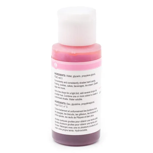Vista 2 de LorAnn Pink - Colorante líquido para alimentos, botella de 1 onza