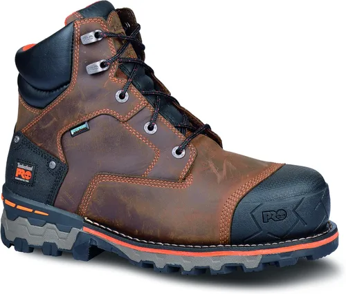 Vista 10 de Timberland PRO Botas de trabajo industriales para hombre de 6.0 pulgadas, Boondock, con puntera de composite, impermeables y aisladas