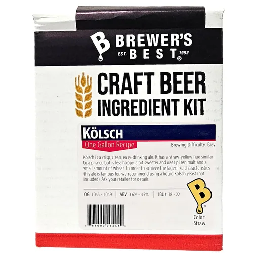 Vista 15 de Brewer's Best Kit de ingredientes de cerveza casera de un galón (cerveza de trigo americana)