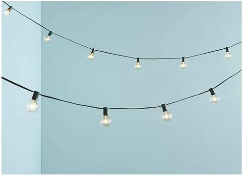 Vista 3 de Room Essentials Guirnalda de luces de globo transparente (25 bombillas)