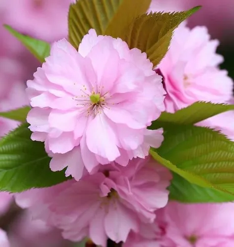 Vista 2 de Prunus serrulata (Cereza Japonesa, Sakura, Cereza Colina, Cereza Oriental, Cereza de Asia Oriental) Semillas de árbol, Flores vistosas, Semillas