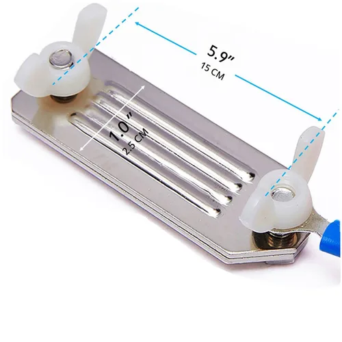 Vista 4 de Q'mark Conector de cinta eléctrica para cerca, conector Polytape a Polytape para Energizer, con cable de 35.4 in, paquete de 2