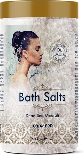 Vista 15 de Sal natural del mar muerto remojo de baño 100% rico en minerales, más minerales que la sal de Epsom, relajación profunda, desintoxicación, exfolia