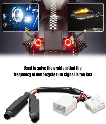 Vista 2 de Ecualizador de carga de señal de giro LED apto para Harley Davidson Touring