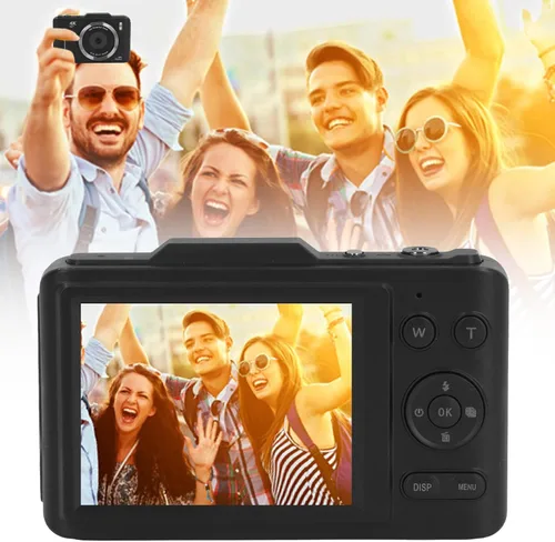 Vista 7 de Yunseity Cámara digital 4K, cámaras de pantalla HD de 48 MP de 2.8 pulgadas para fotografía, enfoque automático y antivibraciones, cámara compacta