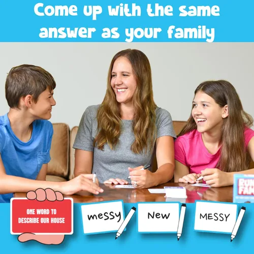 Vista 2 de Runs in the Family: divertidos juegos de mesa para la noche familiar - Piensa como lo haría tu familia - Juegos para niños y adultos