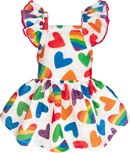 Vista 12 de Fitwarm Vestido de huevo de Pascua para perro, ropa de vacaciones para perros pequeños y niñas, traje de Pascua para mascotas, rosa, amarillo