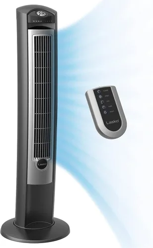 Vista 5 de Lasko Ventilador de pedestal Cyclone (18") y ventilador de torre oscilante Lasko (42")