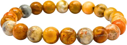 Vista 104 de Amazing Gemstone Crystal Bracelet for Women Men's Gifts - Protection Healing Crystal Bracelet - 8mm Gemstone Beaded Stretchable Bracelet Pulseras