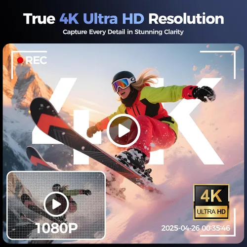 Vista 2 de Cámara digital 4K: cámaras de 64MP para fotografía vlogging - Cámara fotográfica con zoom 16X Regalos para adolescentes de 8 9 10 11 12 13 14 15 16