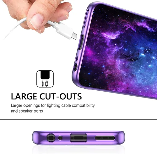 Vista 8 de GUAGUA Funda compatible con Motorola Moto G Power 5G 2023 de 6.5 pulgadas que brilla en la oscuridad, nebulosa espacial luminosa nocturna delgada