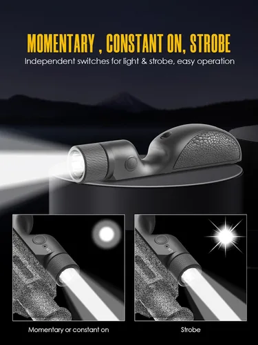 Vista 5 de Luz para armas de 2400 lúmenes para riel Picatinny y Mlok, luz para rifle con modo momentáneo/estroboscópico Rifle Light with Momentary/ Strobe