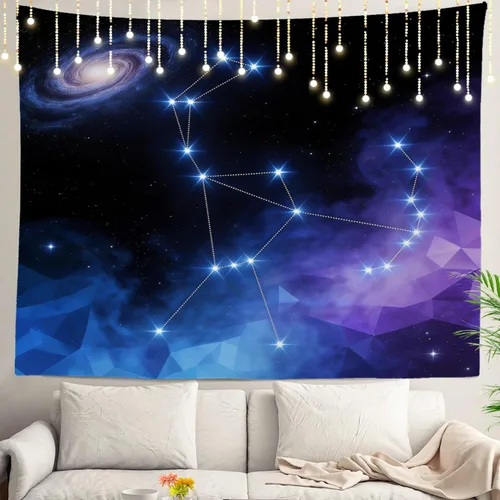 Vista 21 de Shrahala Peaceful Retreat Charming Abode Tapestry, Verdant Landscape Water Wall Hanging Hd Print Polyester Backdrop For Dorm Room Bedroom 30 X 40 In