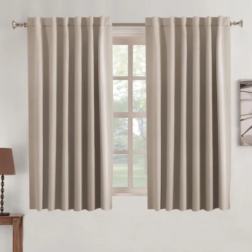 Vista 73 de Turquoize Cortinas Opacas con Aislamiento Térmico Paneles de Tratamiento de Ventanas con Bolsillo para Barra Paneles de Ventana para Ventanas