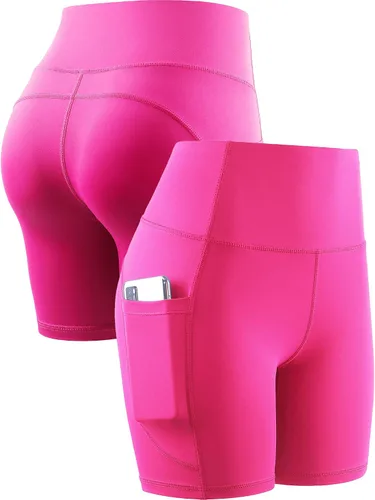 Vista 6 de CADMUS Pantalones cortos de yoga de cintura alta para mujer de 3 pulgadas, 4 pulgadas, 6 pulgadas, 7 pulgadas, 8 pulgadas, sensación desnuda