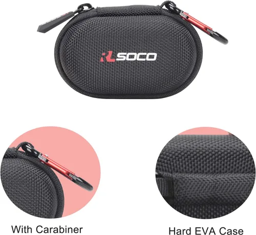 Vista 3 de RLSOCO Funda de transporte para auriculares Sony WF-XB700 verdaderamente inalámbricos Bluetooth (solo funda)